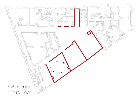 map of 3rd floor gallery