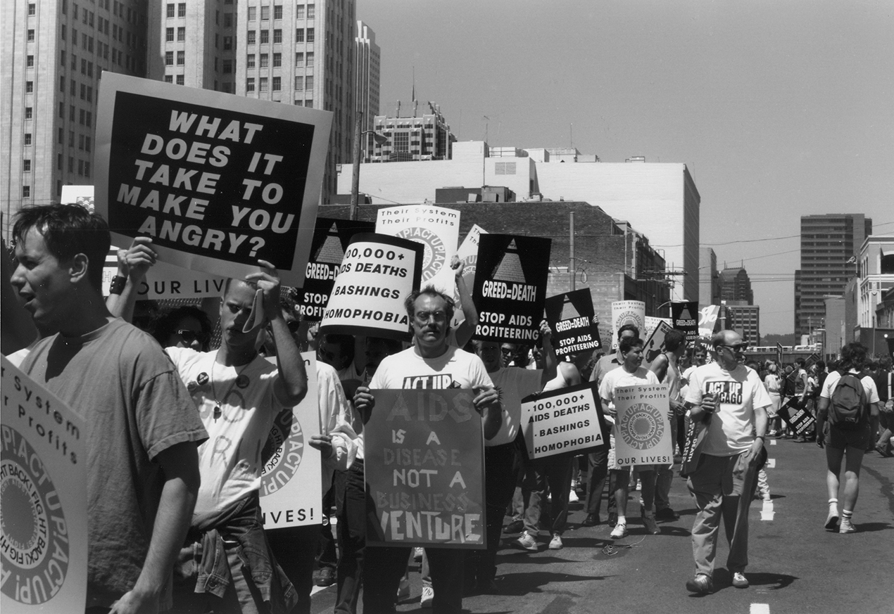 ACT UP Protest 1991